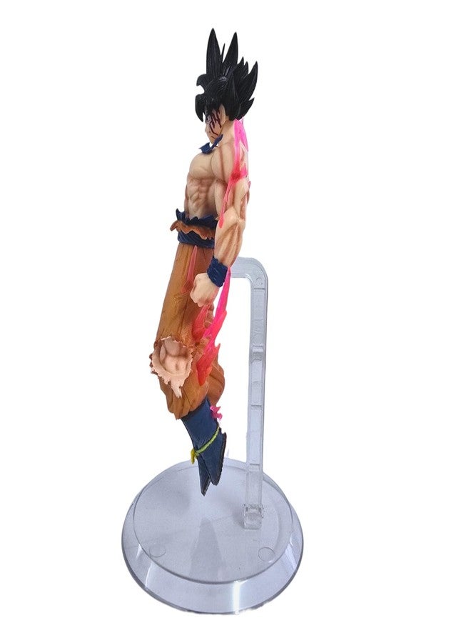 ماياترا مجسم شخصية غوكو من دراغون بول سوبر بتقنية الغريزة الفائقة من ماياترا، نموذج شخصية أنمي قابل للتجميع، زي قتالي برتقالي مع تأثير هالة وردية - Image 5